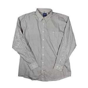 Resistol Men's Wyatt Button Down Dress Shirt Western Cowboy Roping Size 2XL